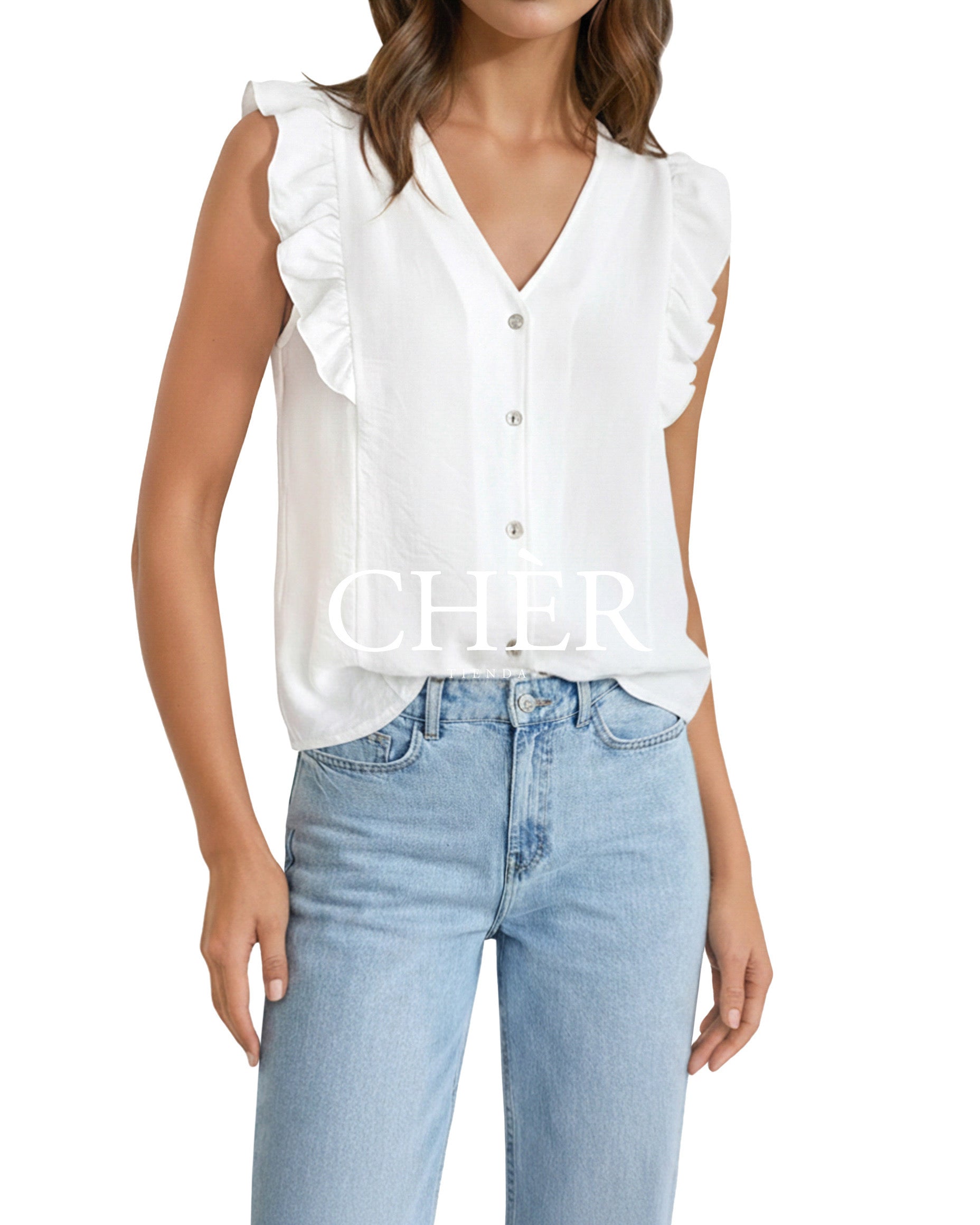Blusa Antoinette Blanco
