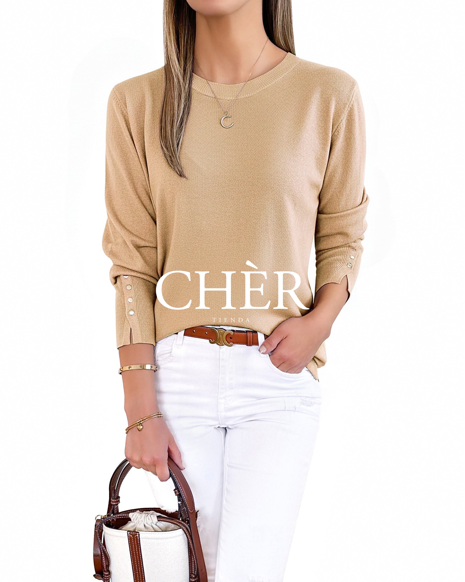 Sweater Anaïs Camel