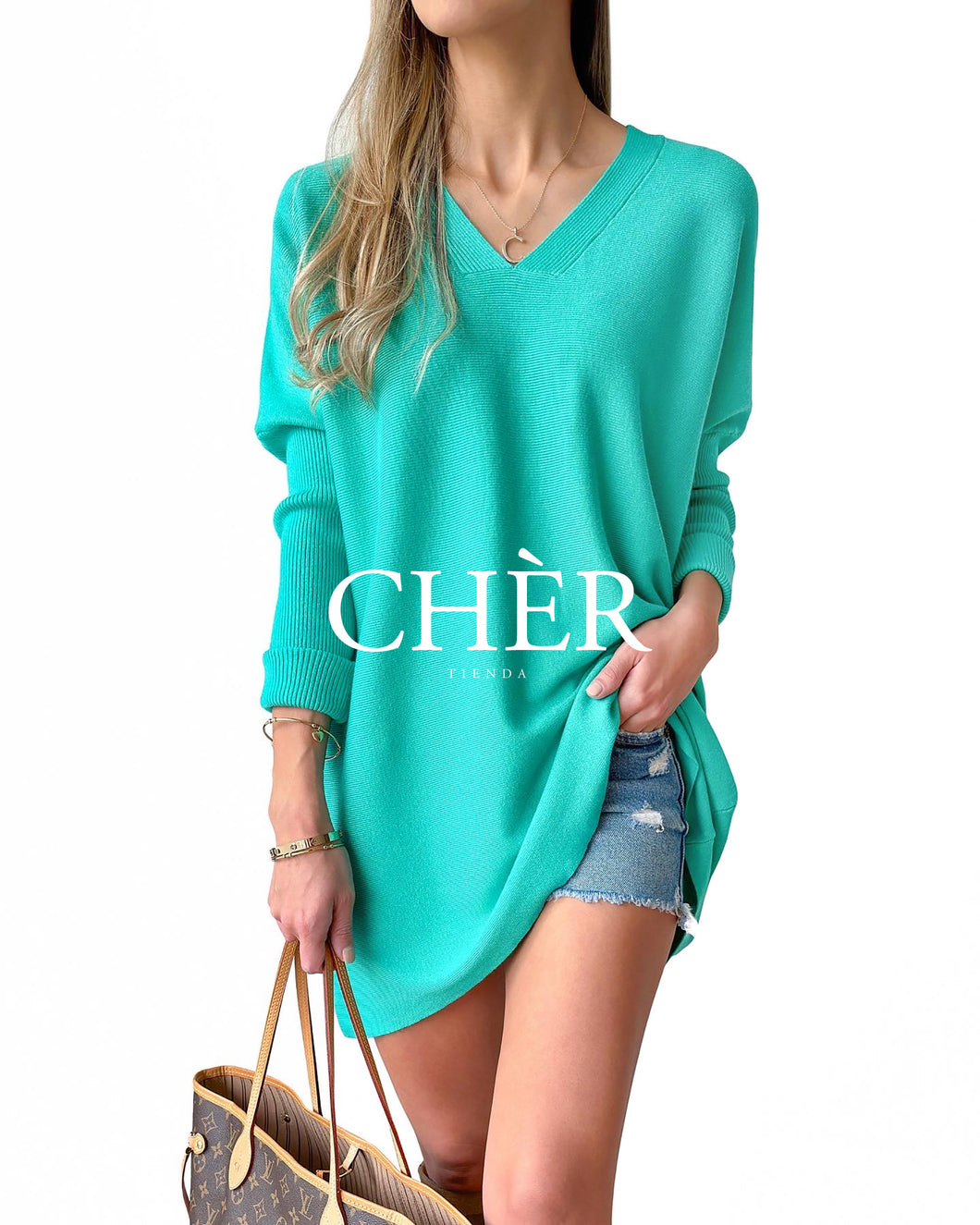 Sweater Clara Turquesa