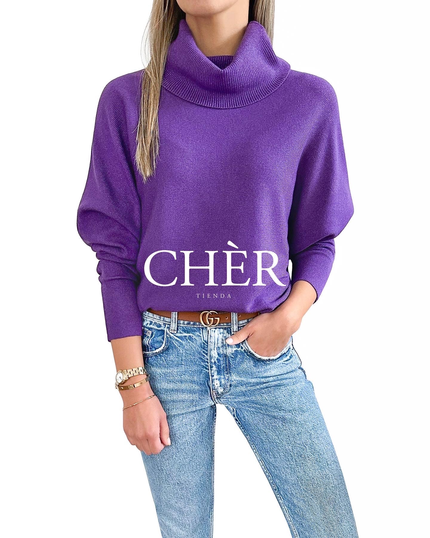 Sweater Lauretta Morado