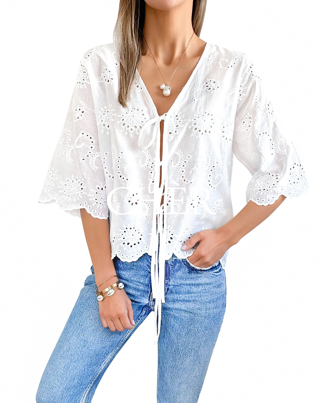 Blusa Lia Blanco