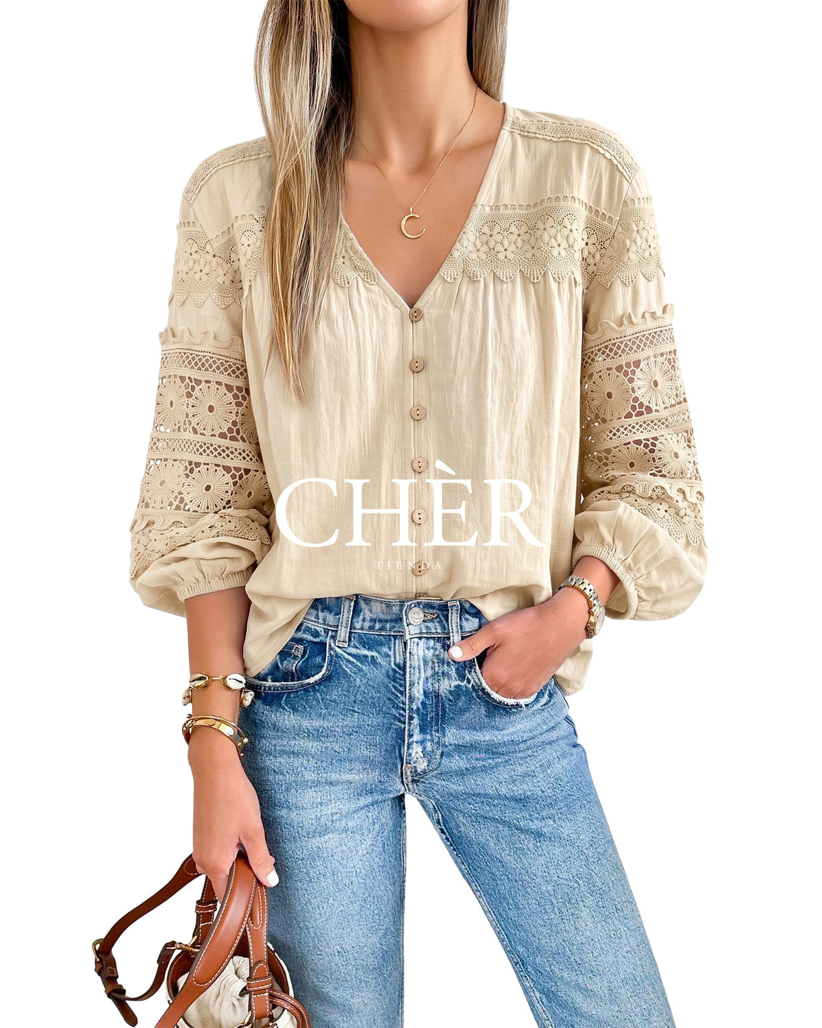 Blusa Océane Beige