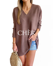 Cargar imagen en el visor de la galería, Sweater Clara Chocolate
