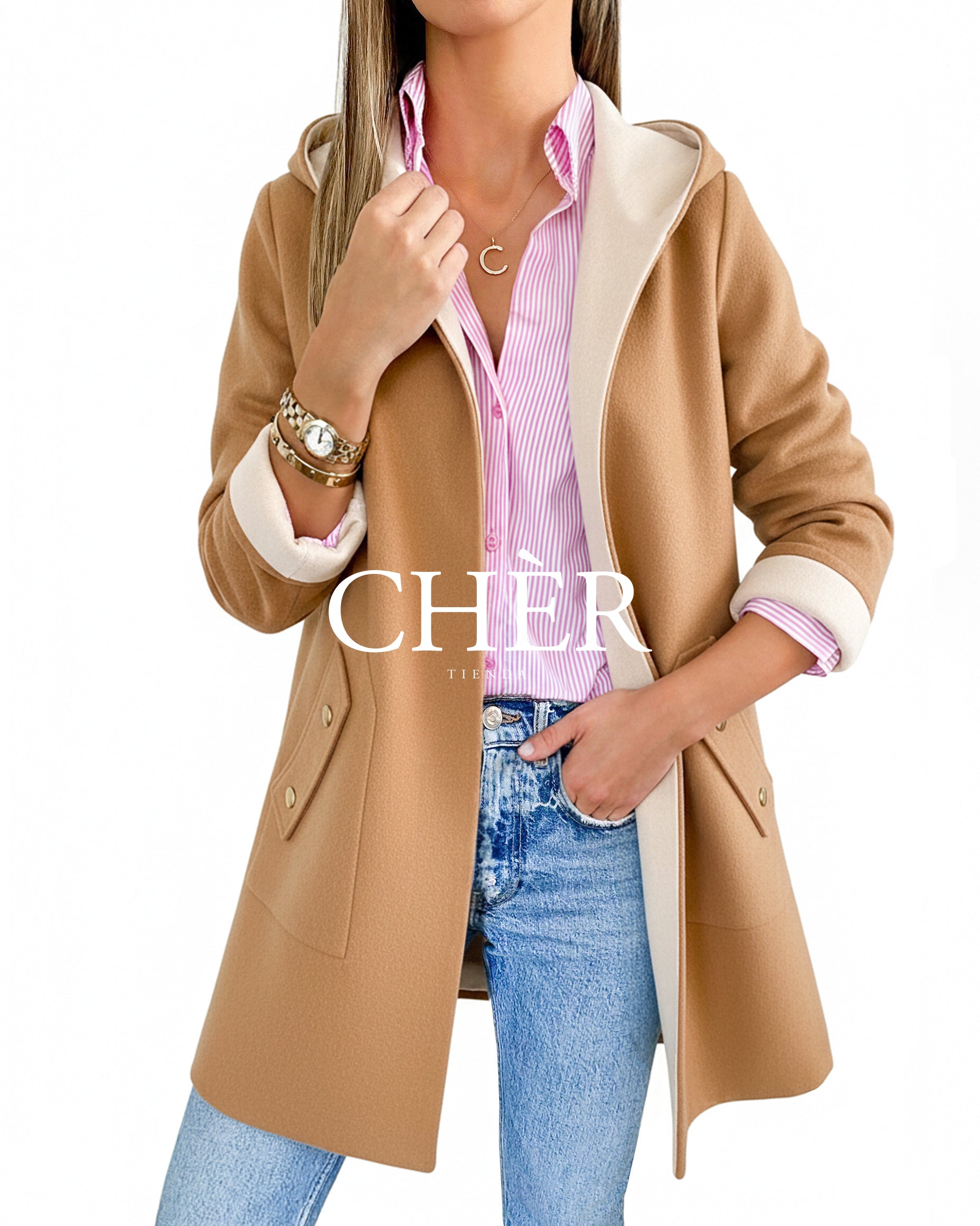 Abrigo Loreane Camel