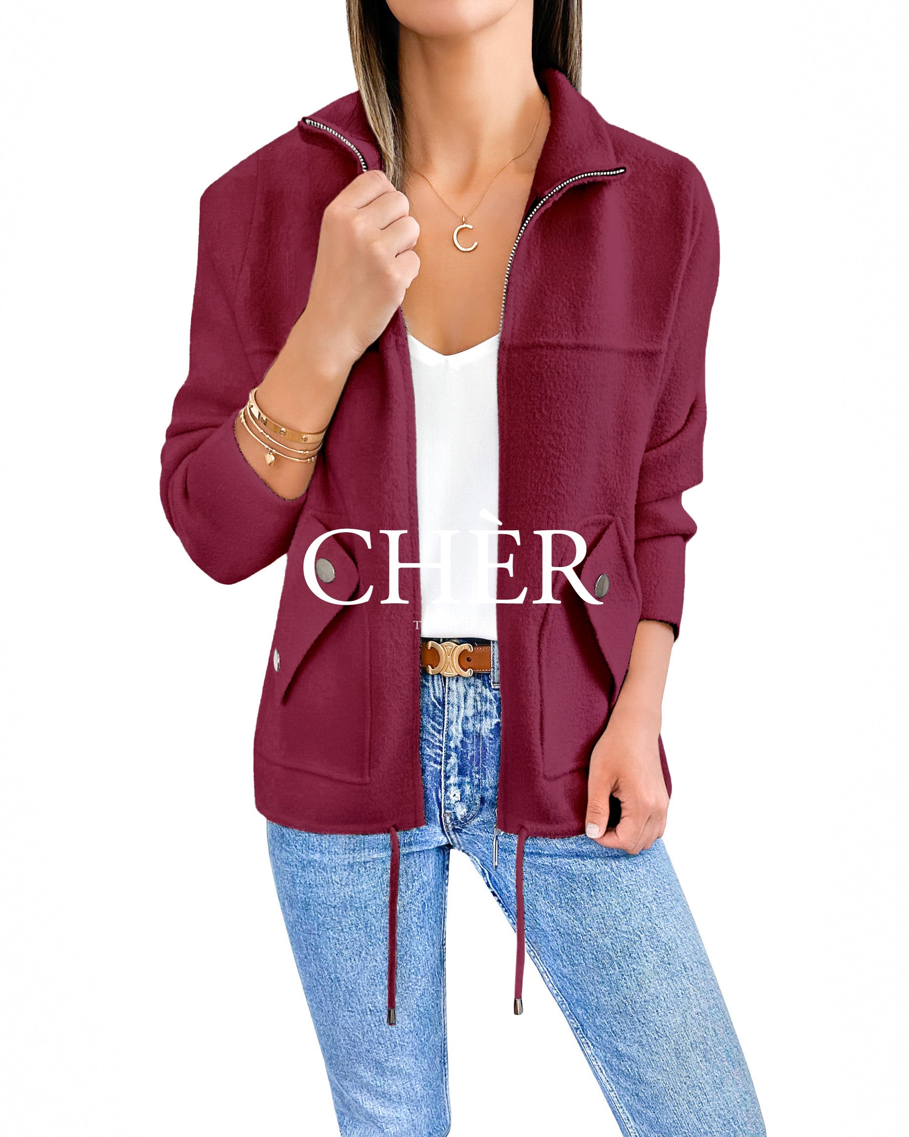 Chaqueta Campbell Cherry