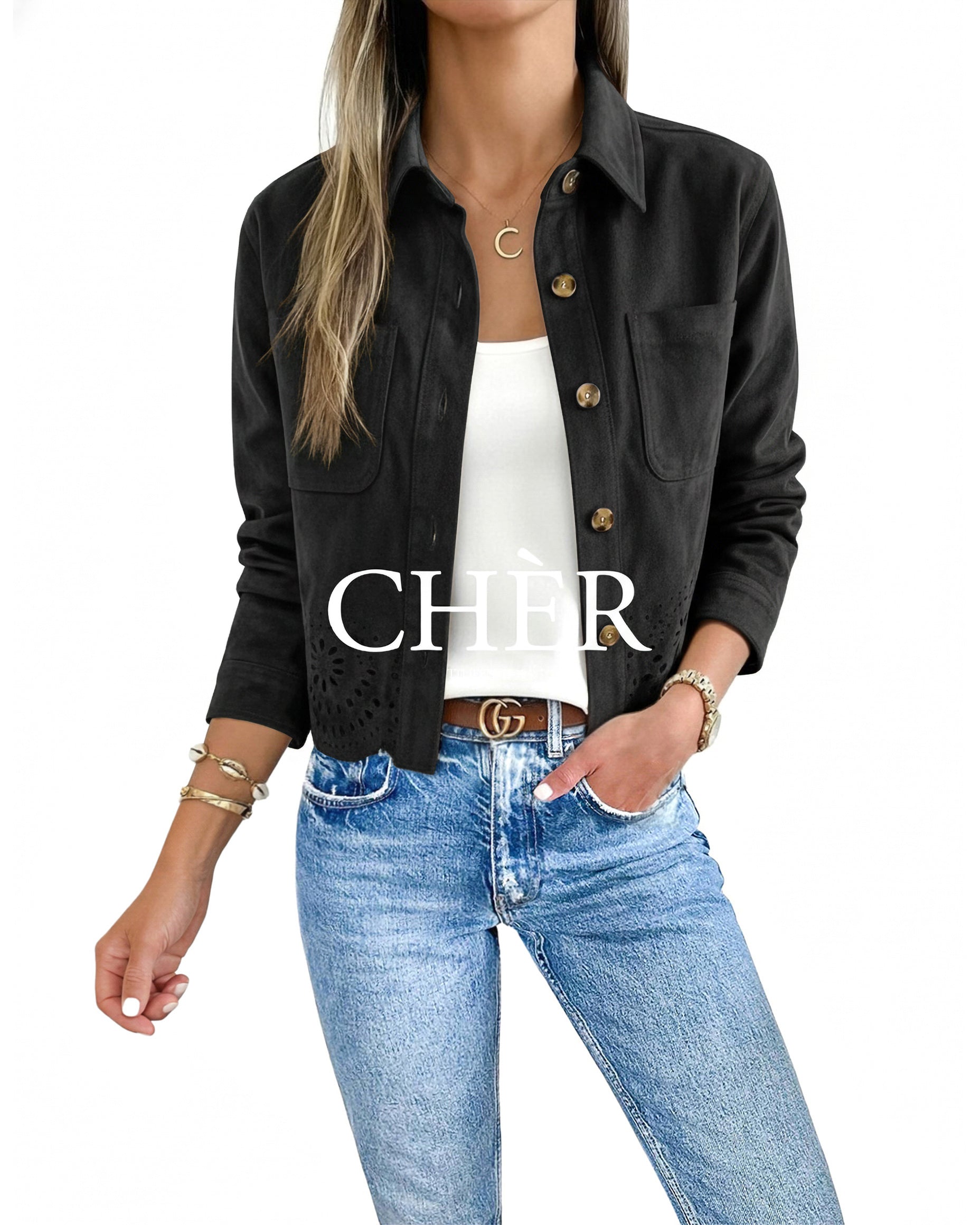 Chaqueta Suede Loélie