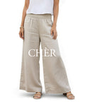 Pantalón Lino Caprari Beige