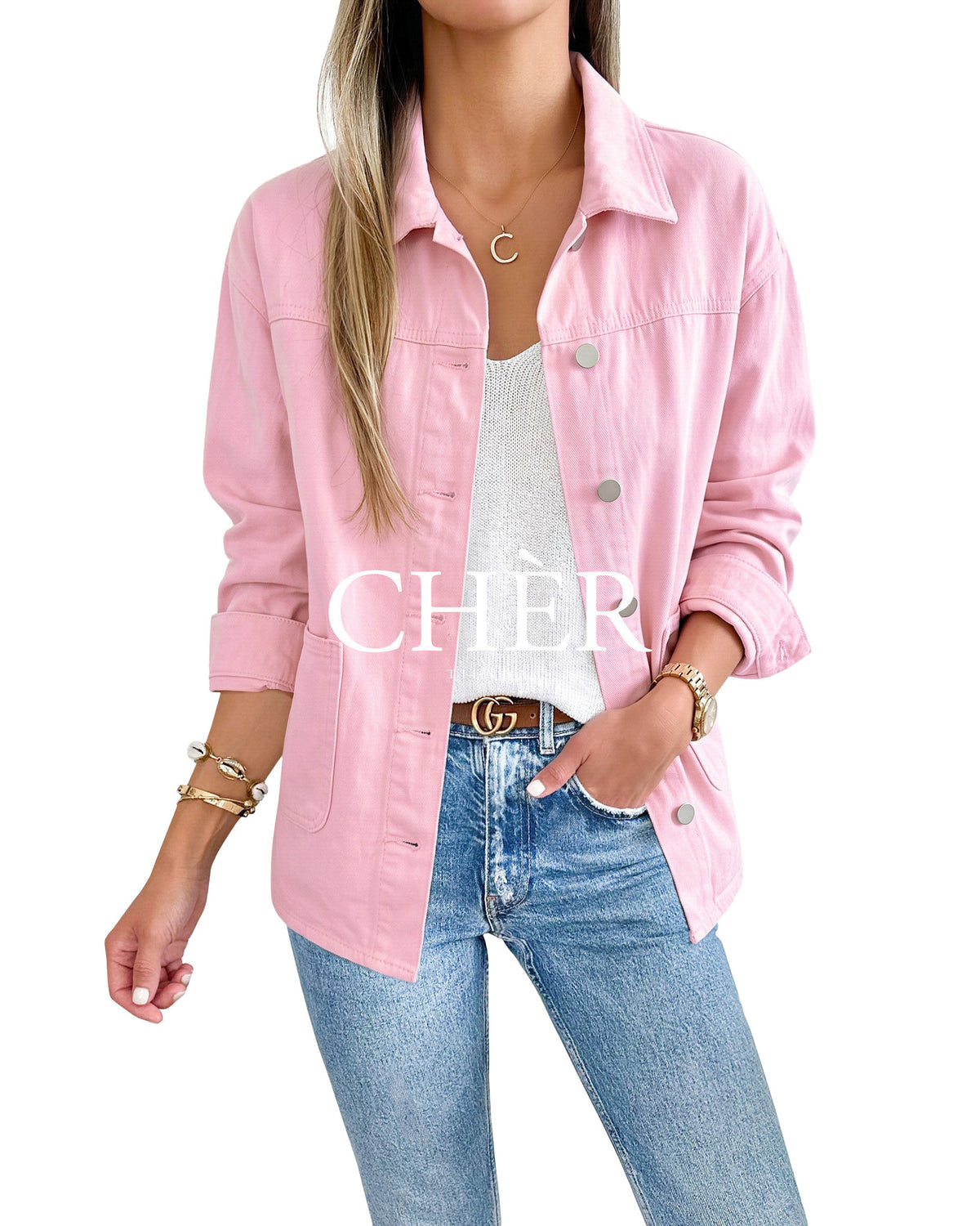 Chaqueta Collins Rosa
