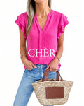 Blusa Sorella Fucsia
