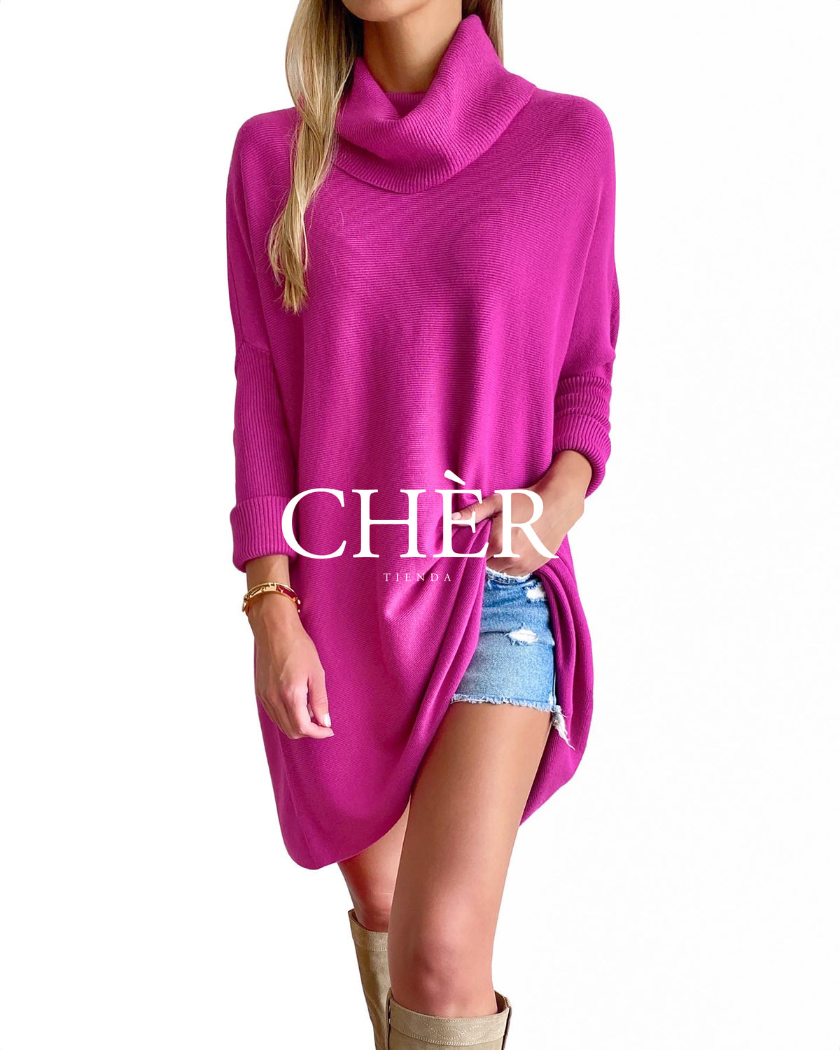 Sweater Clarisse Magenta