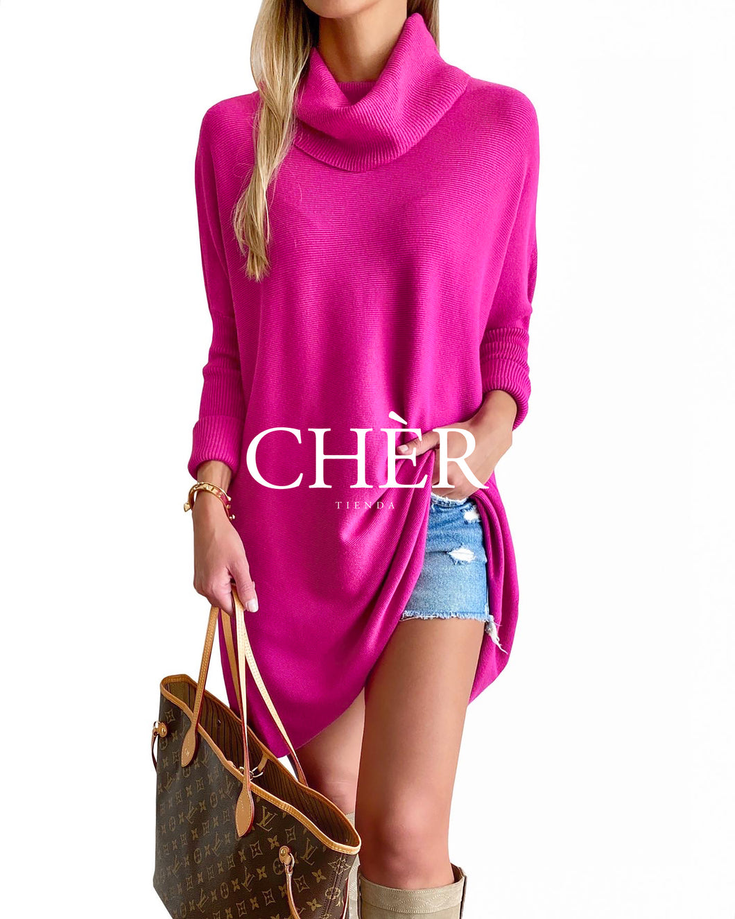 Sweater Clarisse Fucsia