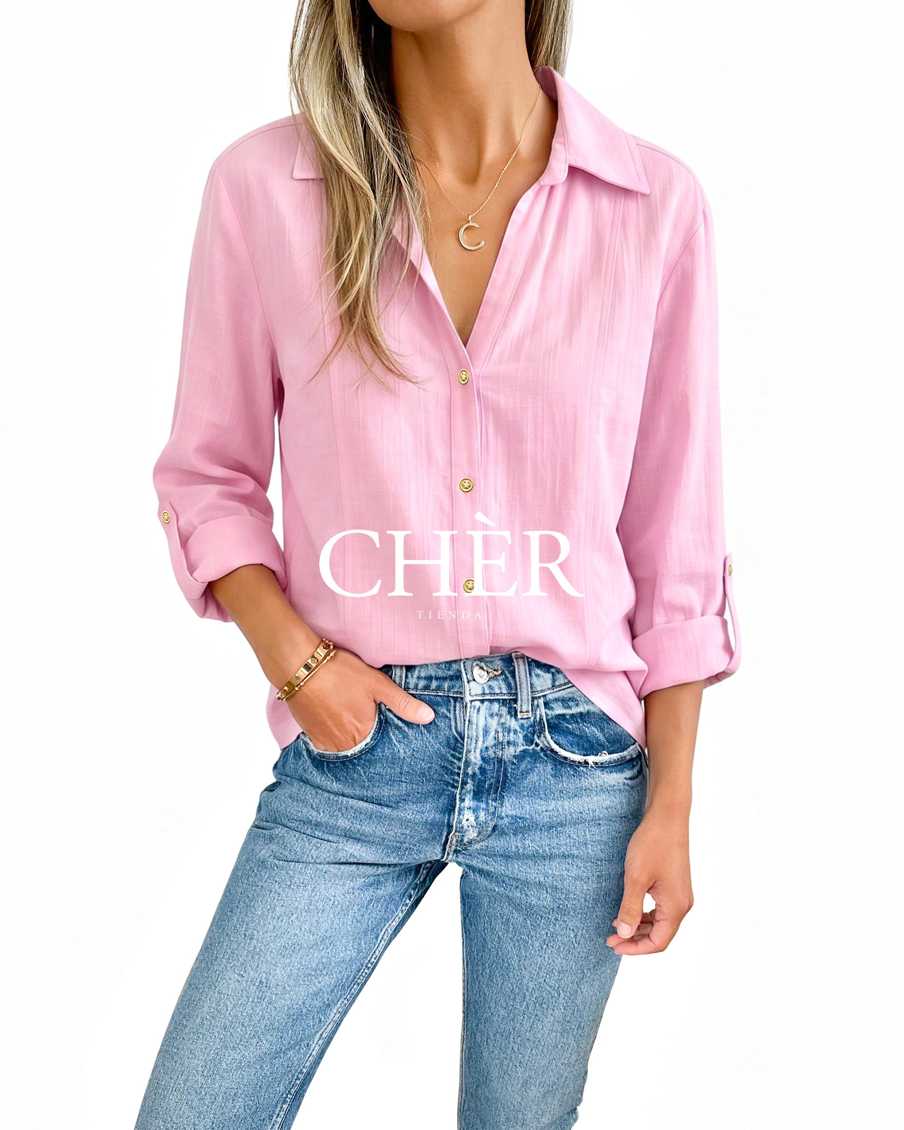 Blusa Lorenz Palo Rosa