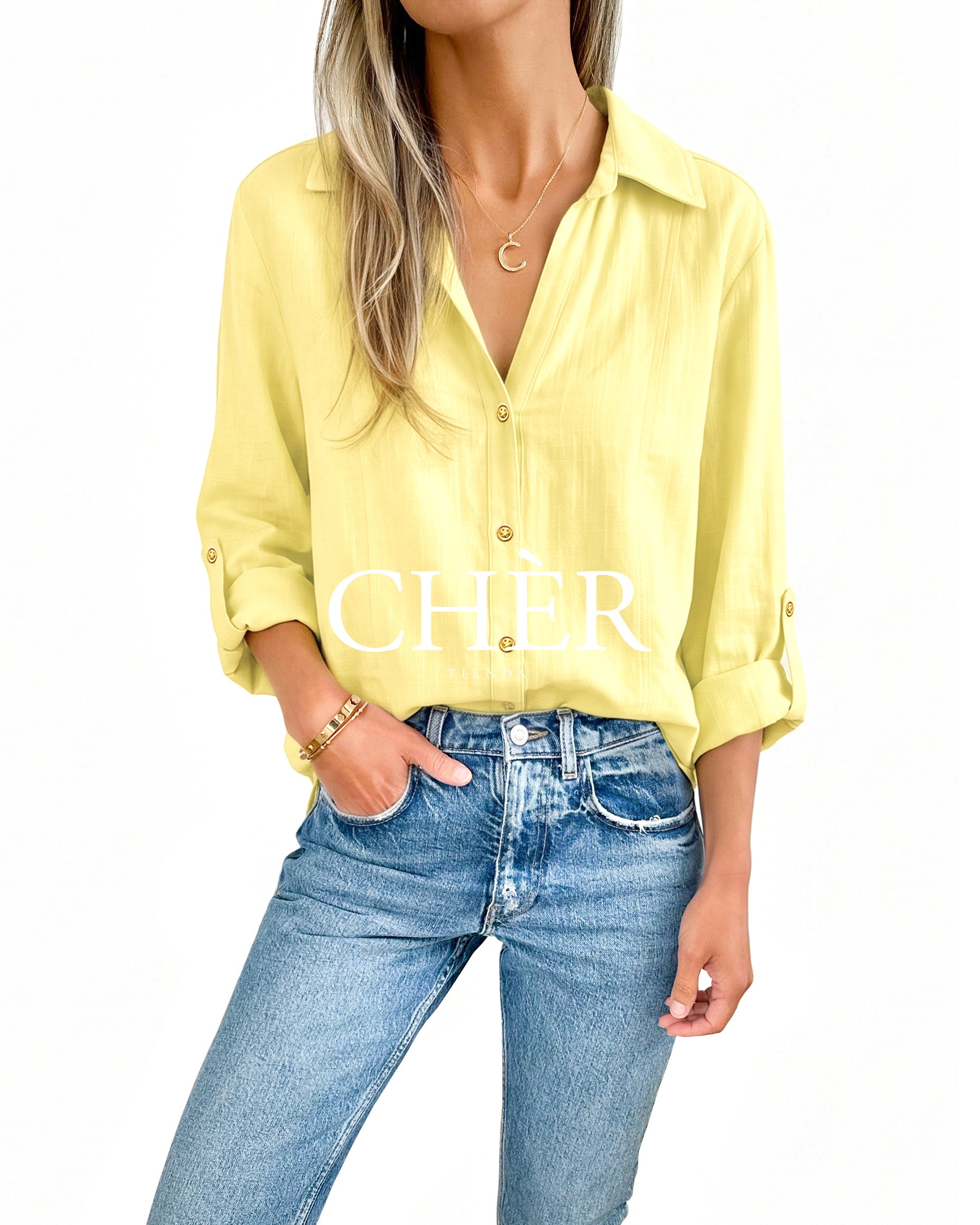 Blusa Lorenz Vainilla