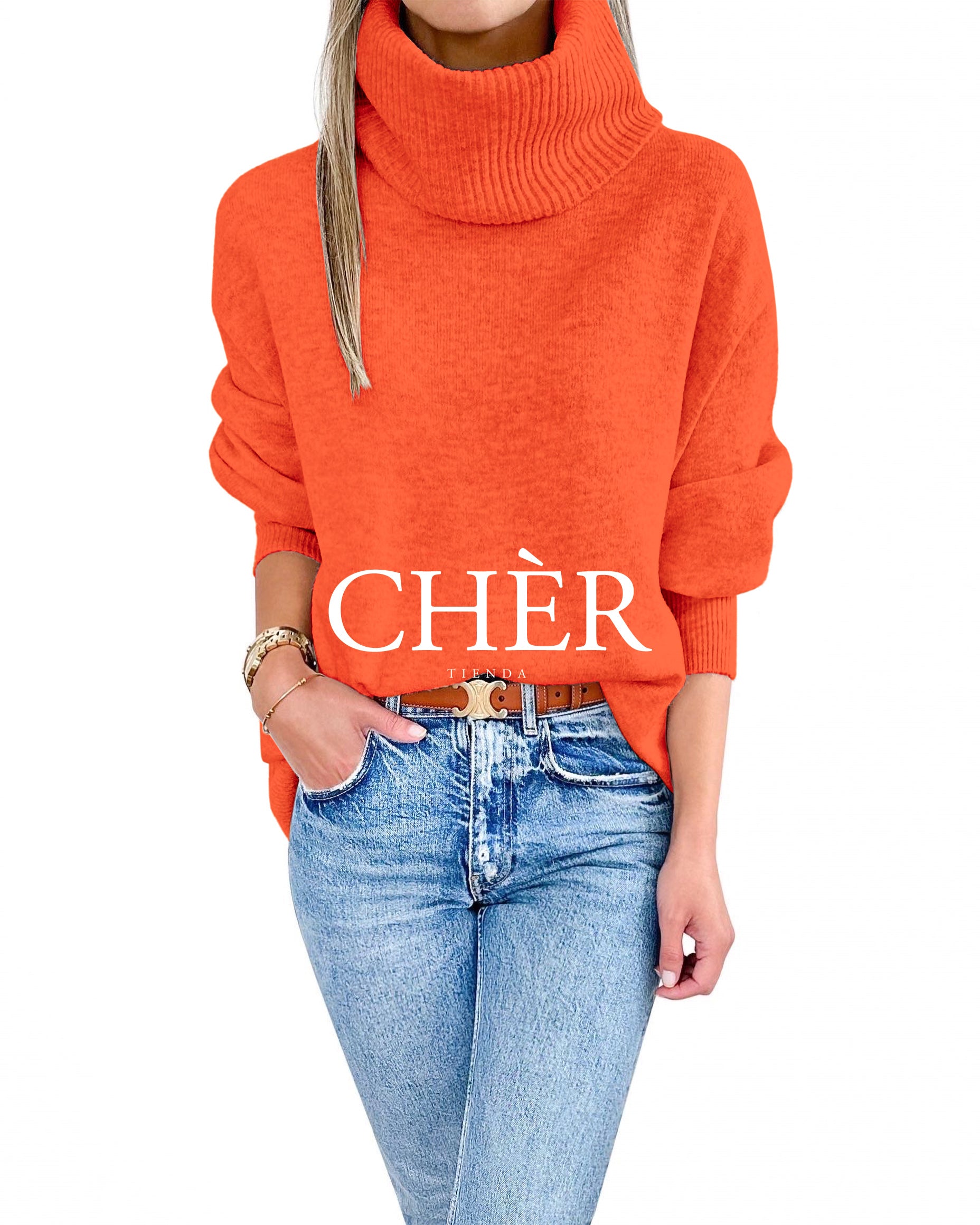 Sweater Suzanne Naranja