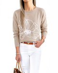 Sweater Maille Beige