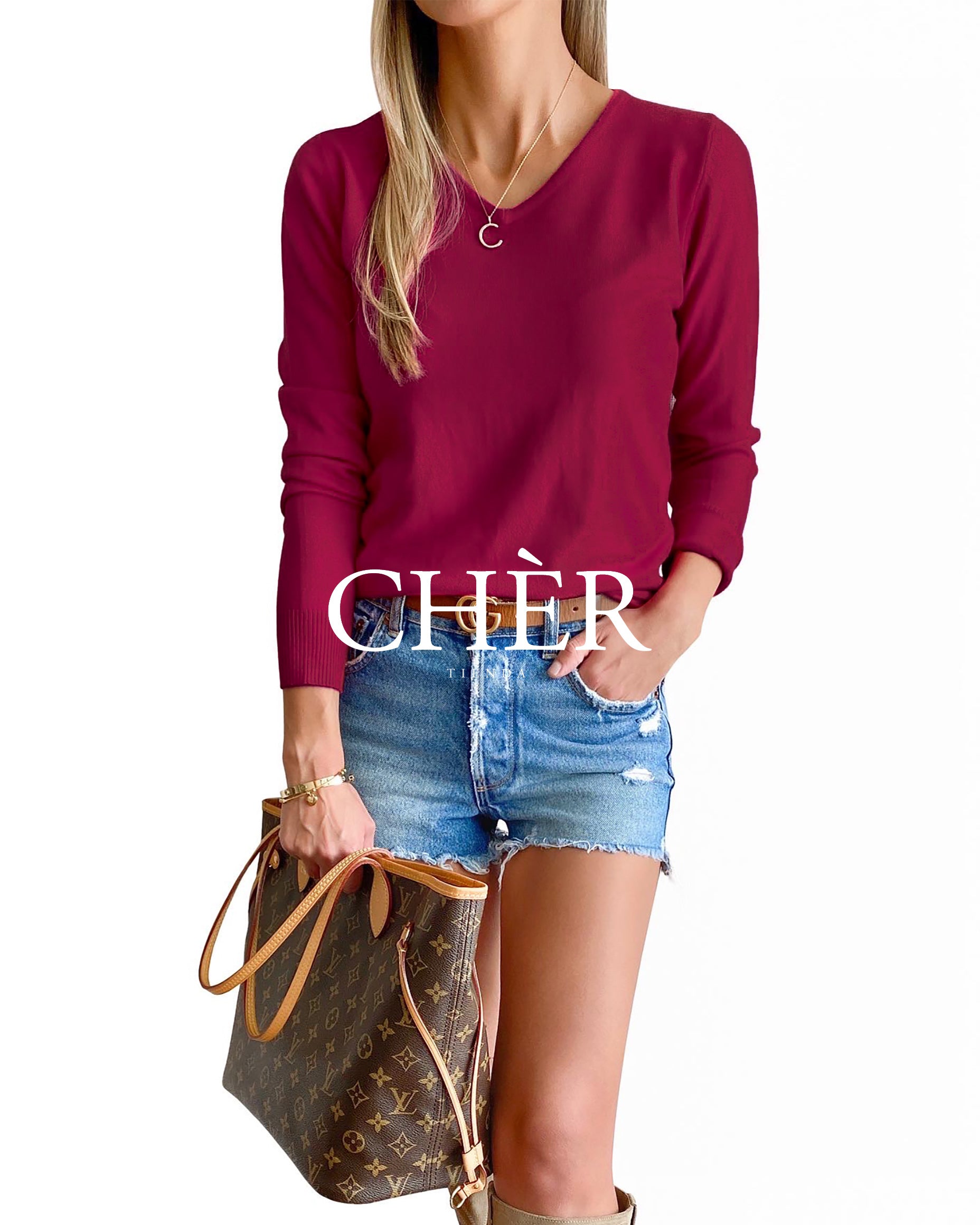 Sweater Jazmin Cherry