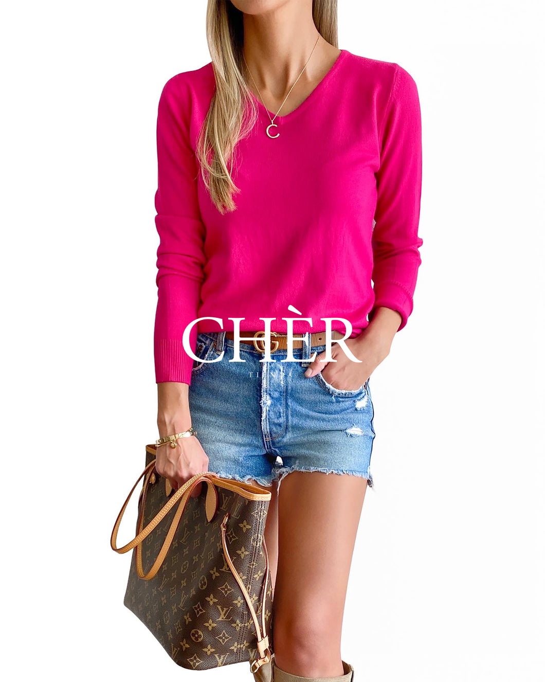 Sweater Jazmin Fucsia