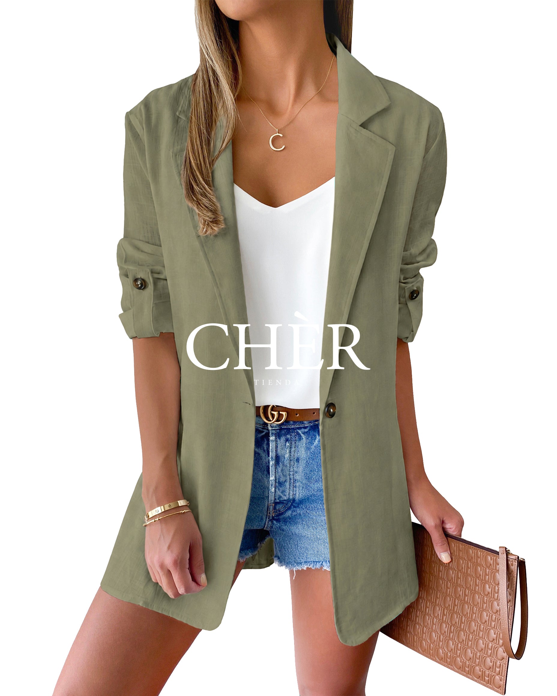 Blazer Saint Tropez Verde Oliva