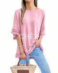 Blusa Véronique Palo Rosa